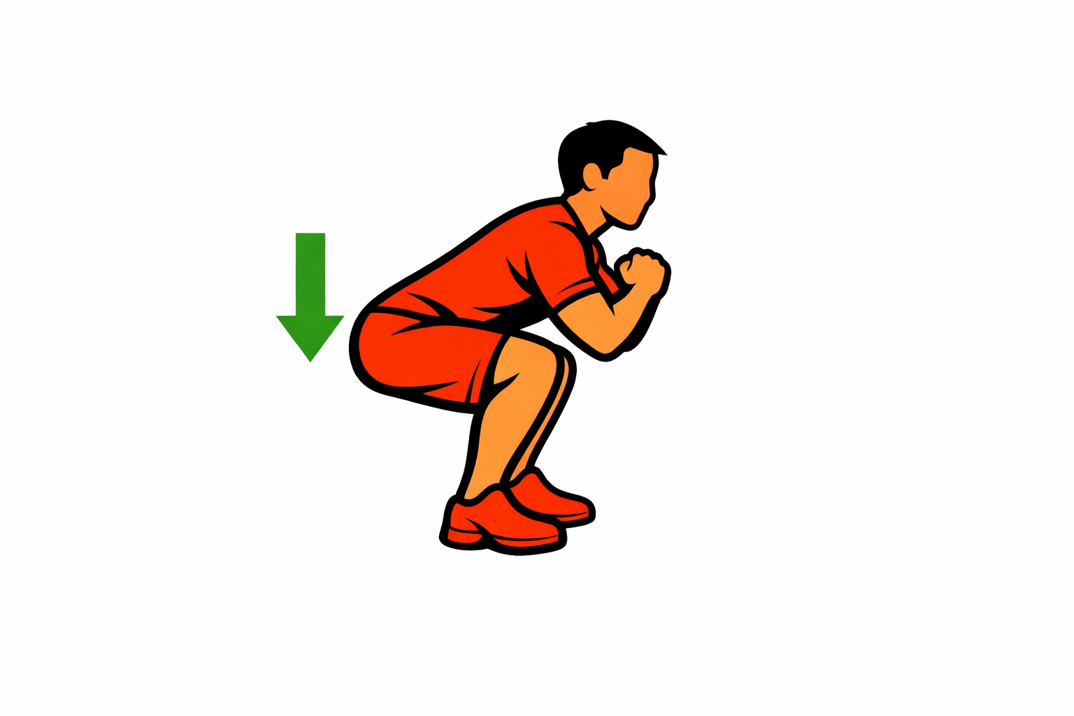 Bodyweight Squats demonstration