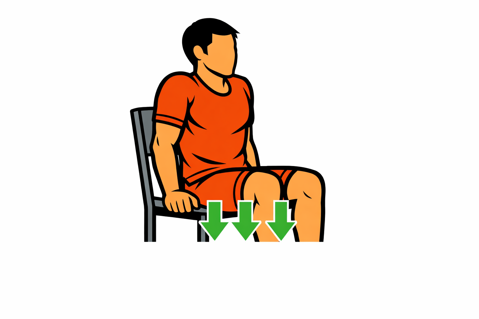 Glute Squeeze demonstration