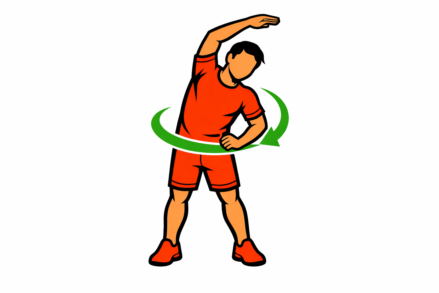 Standing Side Bend demonstration